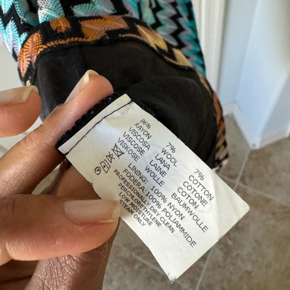 MISSONI  Rainbow Zig Zag dress WORN ONCE - Picture 8 of 9